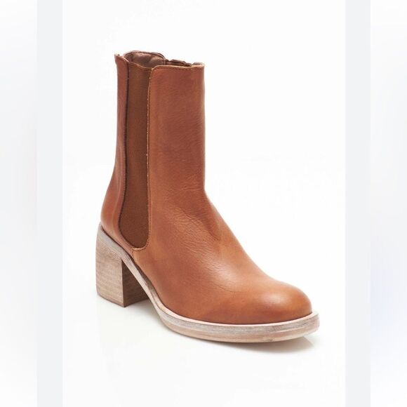 Free People Essential Chelsea Boot in whisky brown Women's Size US 37.5 EU 37.5 - Picture 6 of 17